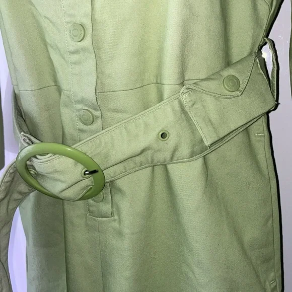 NWT House of Sunny Golden Years green coverall jumpsuit boiler suit - Picture 8 of 9